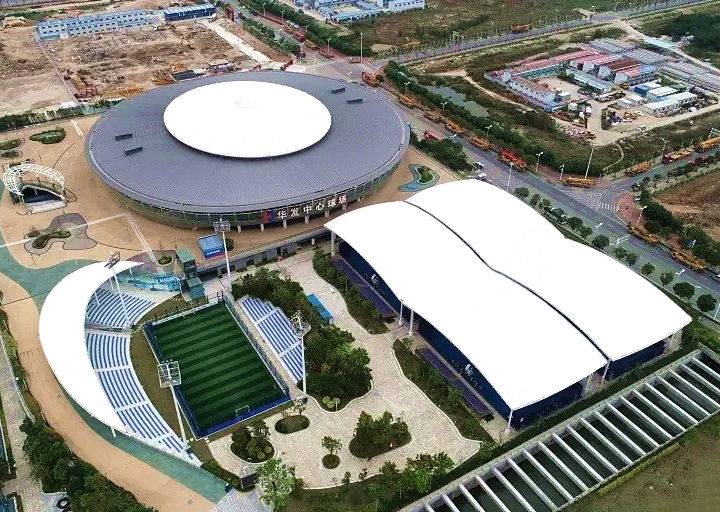 珠海横琴国际网球中心PTFE膜结构