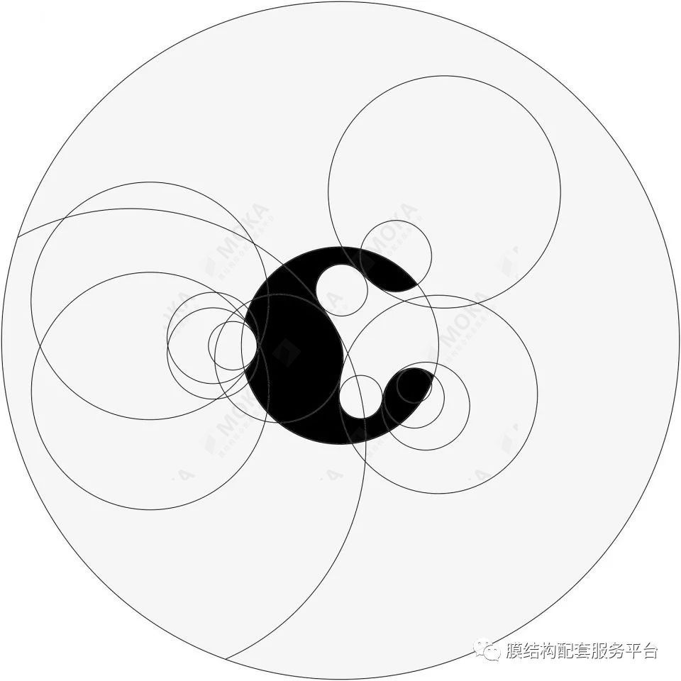 建筑平面切割分析图