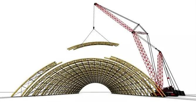 木结构+ETFE——天府农博园(图9)